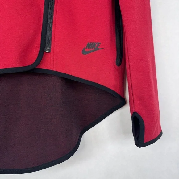 NIKE Sportswear Tech Fleece Women's Full Zip Cape Hoodie  - 908822-608 - Sz S - Picture 7 of 14